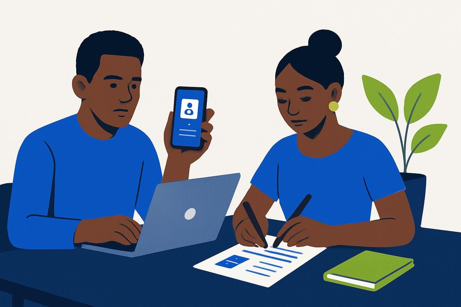 Ilustração do artigo: Ficheiro guardado no telemóvel não é candidatura pronta: prepara-te com o CV NA HORA