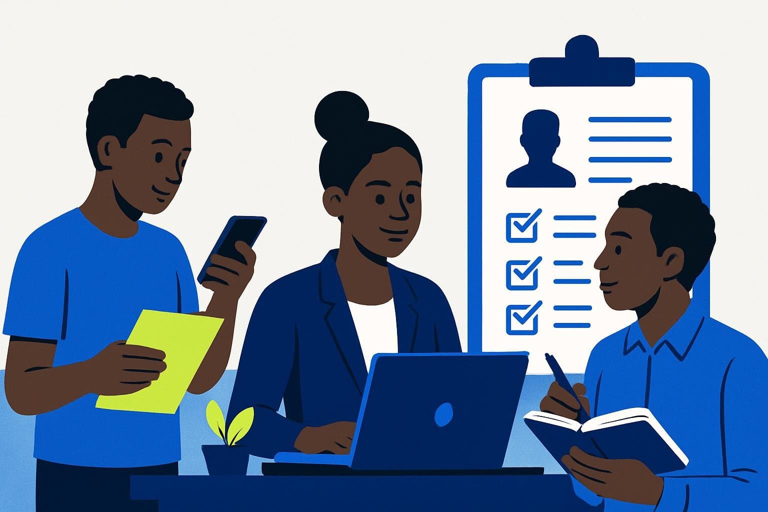 Ilustração do artigo: Como adaptar o teu CV para highlights de competências em Moçambique em 2026