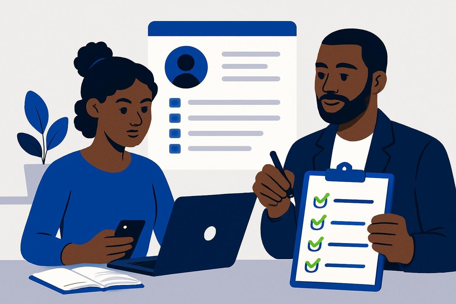 Ilustração do artigo: Checklist prático: corrige informação desatualizada no teu perfil antes de te candidatares